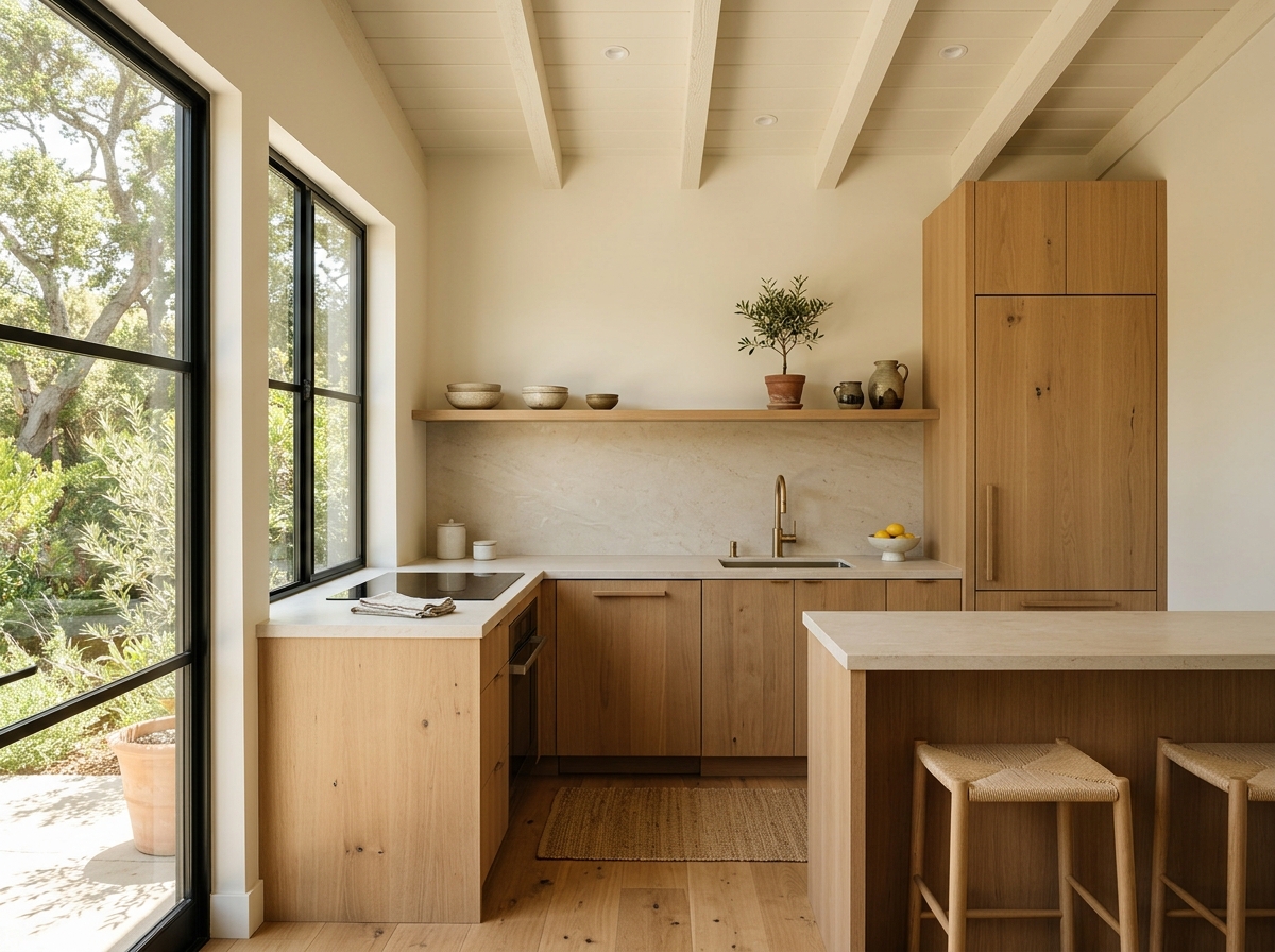 Compact California ADU kitchen