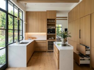 Smart kitchen storage and lighting